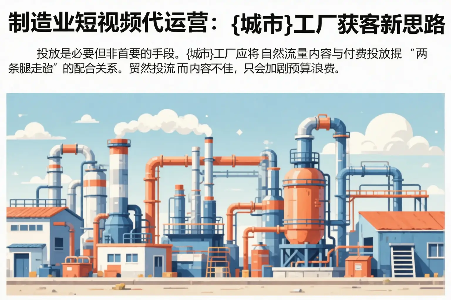 制造业短视频代运营:色尼工厂获客新思路